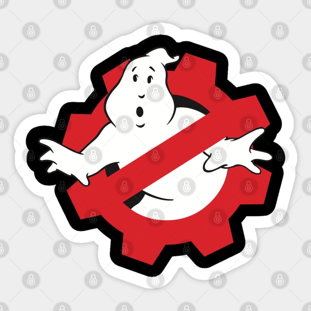 Ghostbusters Engineer Sticker by strangeglowvideo